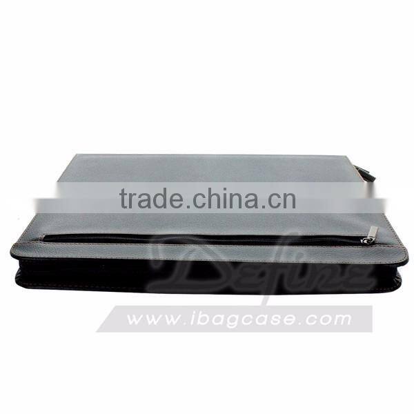 High Quality Black A4 PU Leather art portfolio case