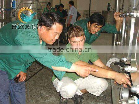 Responsible for the Installation and Technical Guidance yam cleaning and peeling machine