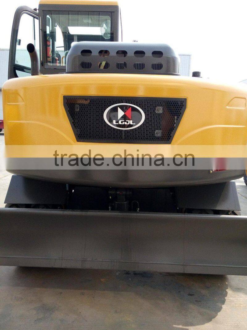 LG6100 Excavator, Walking Wheel Excavator, 10T Wheel Excavator