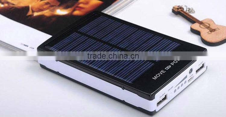 OEM/ODM factory 10000mah solar power bank portable charger extended battery power bank