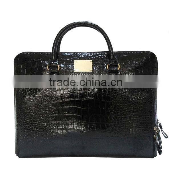 Fashion girls genuine leather laptop bag china laptop bag
