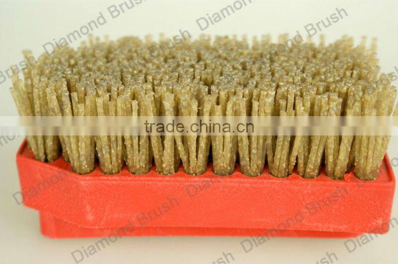 Fickert diamond polishing brush
