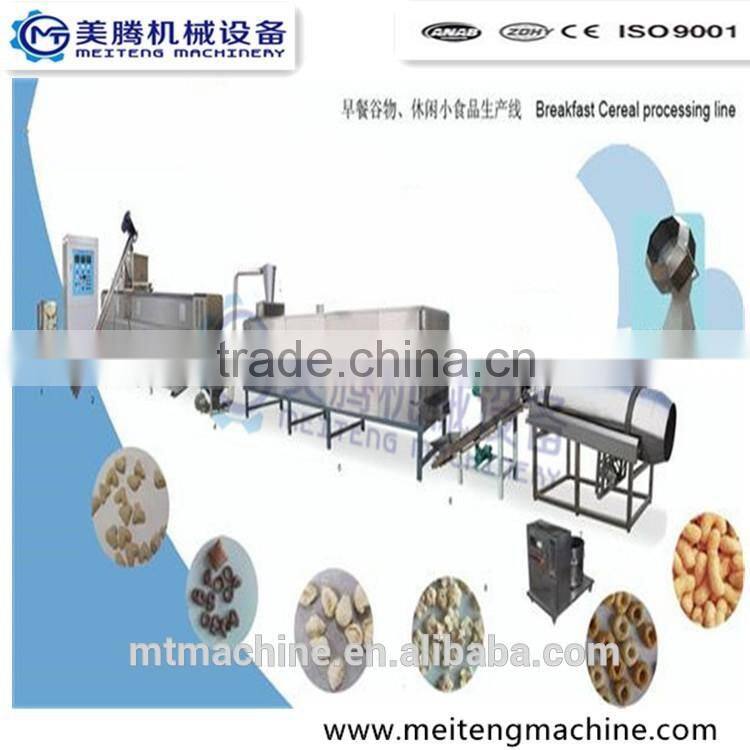 Automatic High Efficiency Breakfast Cereal corn flake line equipment