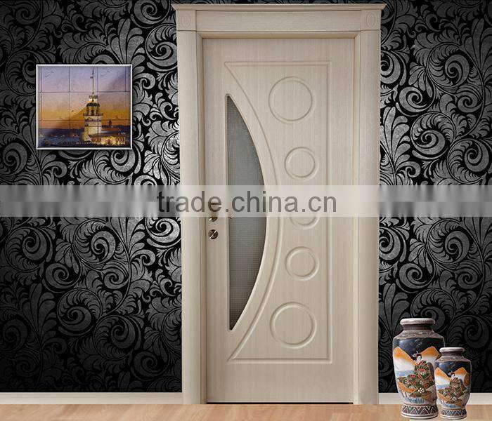 Jiangshan solid wooden door , veneer door , pvc door , interior door, MDF door, door skin, moulde door