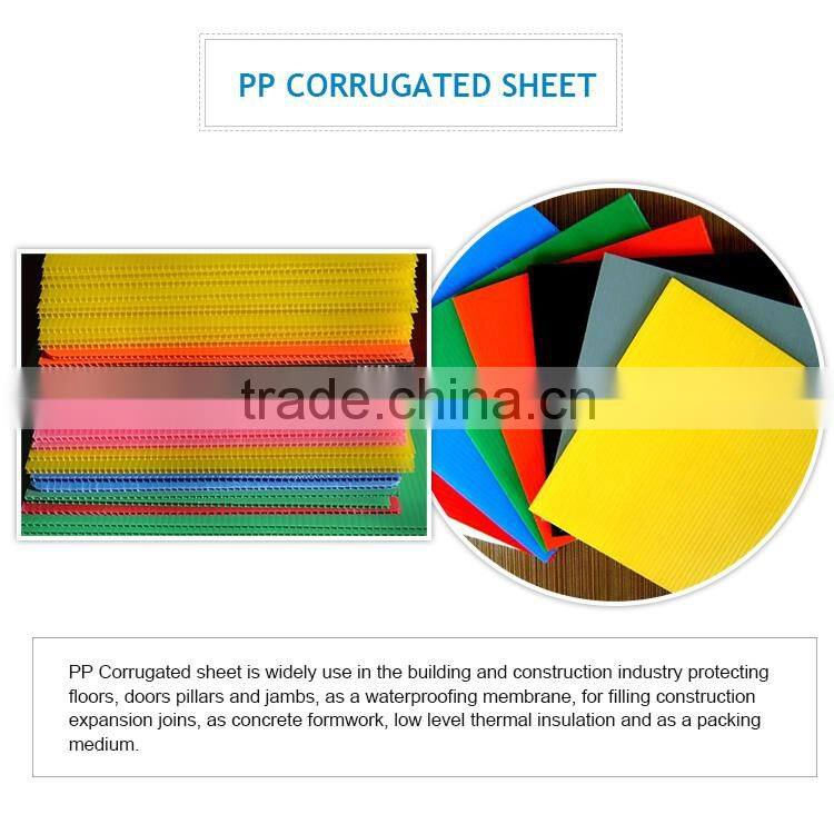 3mm thickness 1820mmx910mm pp sheet blue color