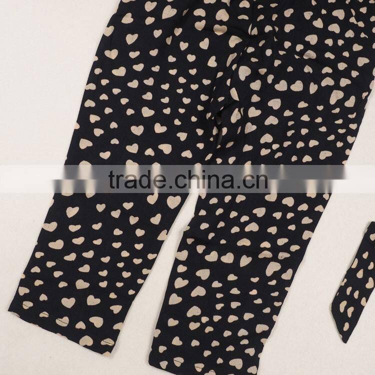 2016 Factory new arrival summer child clothes for fashion girls overall baby clothing set wholesale kids clothes (ulik-GC079)