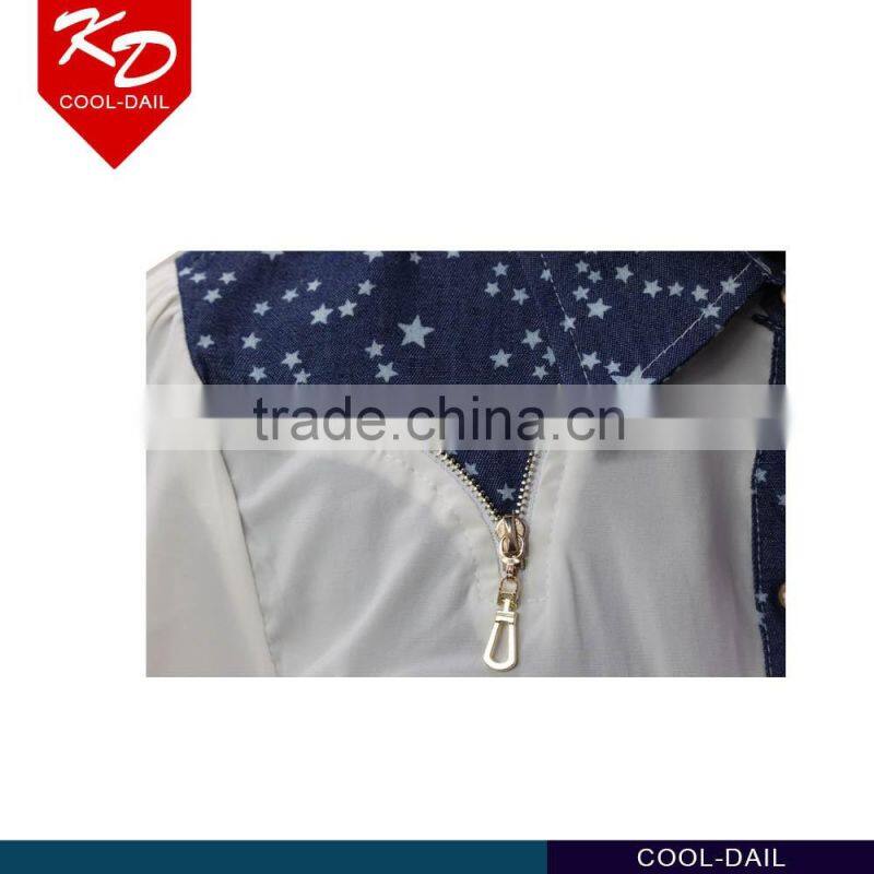 latest fashion short sleeve dress shirt white shirts for women