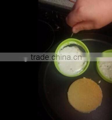 100% Food Grade Round Shape Silicone Fried Egg Cook Ring