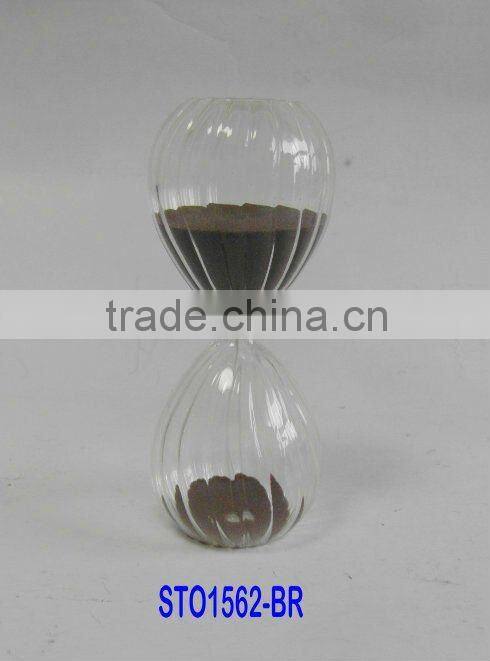 stripe hourglass sand timer