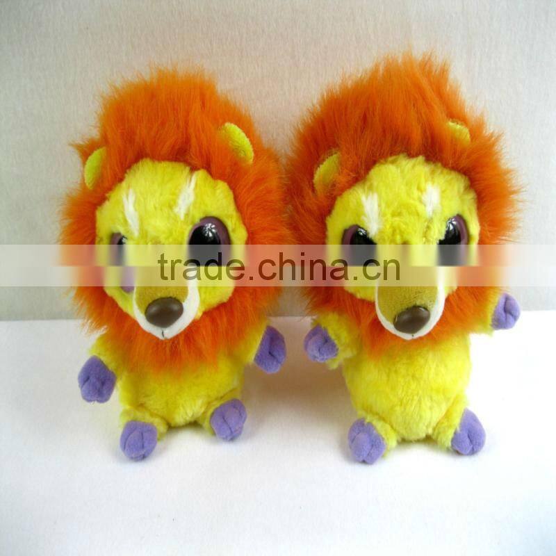 2014 Best seller Cute Big eyed soft toy lion