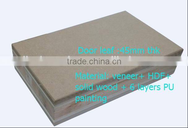 Entrance wood door used exterior french door for sale