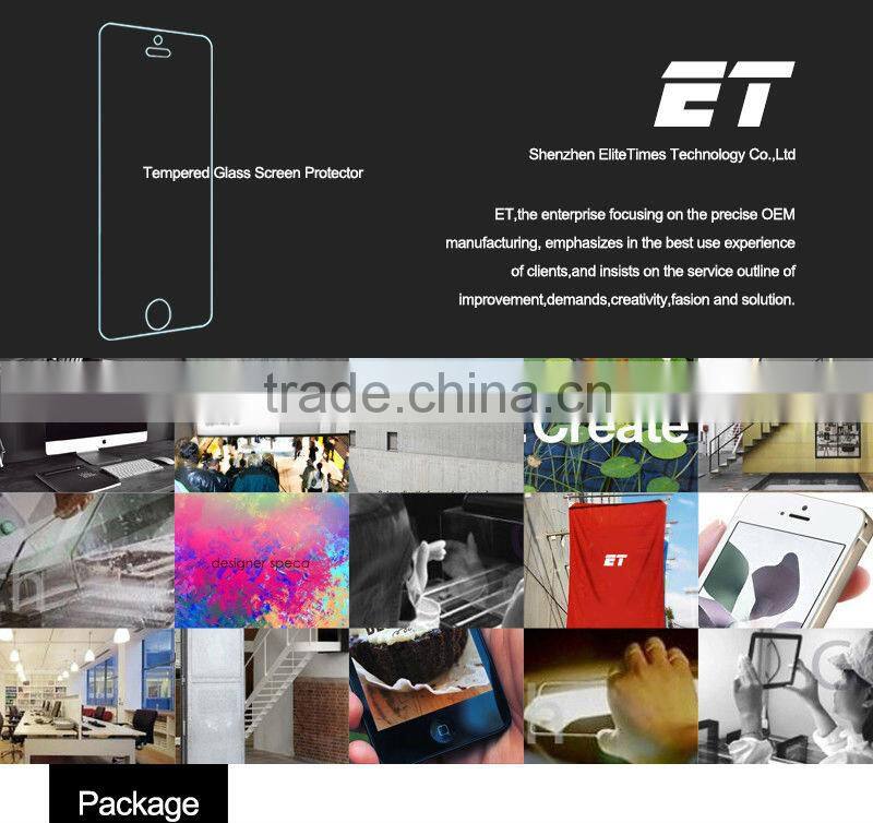 Manufacturer China Wholesale 2015 Products 0.33mm 9H Scratchproof 2.5D Tempered Glass Screen Protector For xiaomi Redmi Note2