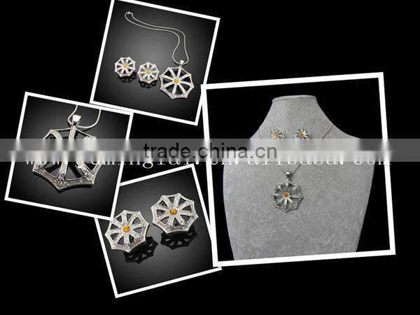 wholesale chunky statement necklace and exquisite ear rings