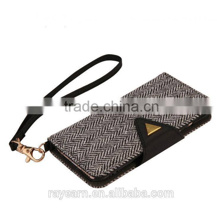 Soft wool felt smartphone cover for iPhone 6 with premium quality