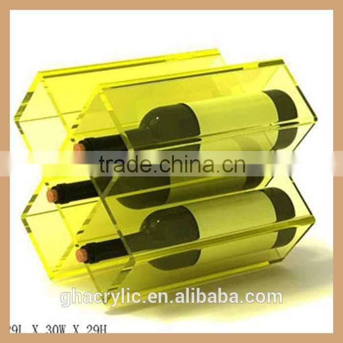 customized acrylic wine display rack