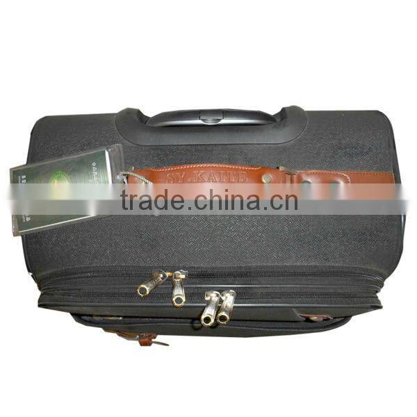 2013 travel bag trolleye minent vanity business eminent PU latest beauty travel luggage case