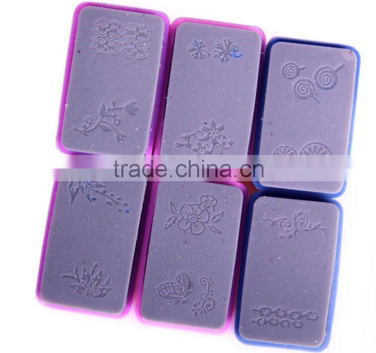 nail stamp 6 PCS nail supplier made in china