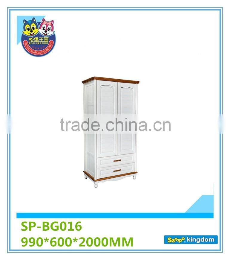 2-door 2-drawer wardrobe for sale cheap indoor forniture for kids ,SP-BG016