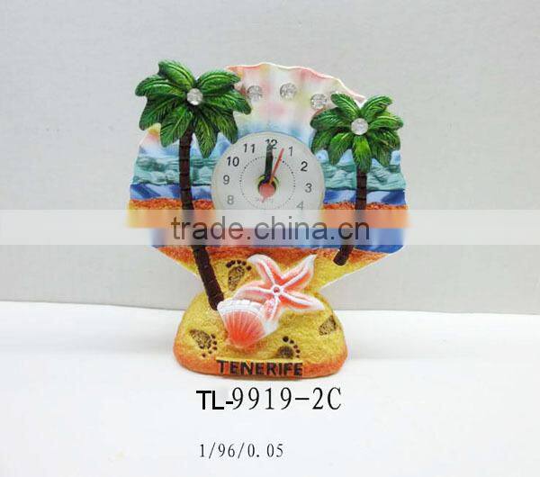 New products 2015 shell shaped clock