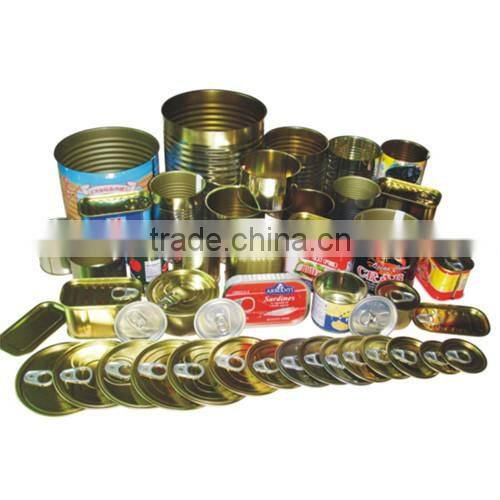 603#(153.4 mm) round full aperture tin can tinplate eoe lid