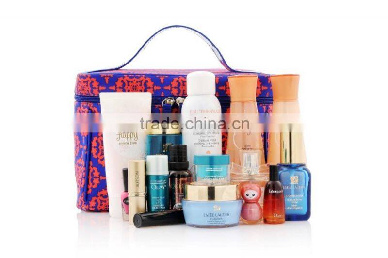 Factory multicolour nylon makeup bag