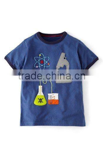 Summer stylish wholesale cheap little boys animal printed t-shirts