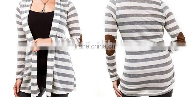 2015 Original Design One Piece Knit Sweater Pattern Women Cardigan