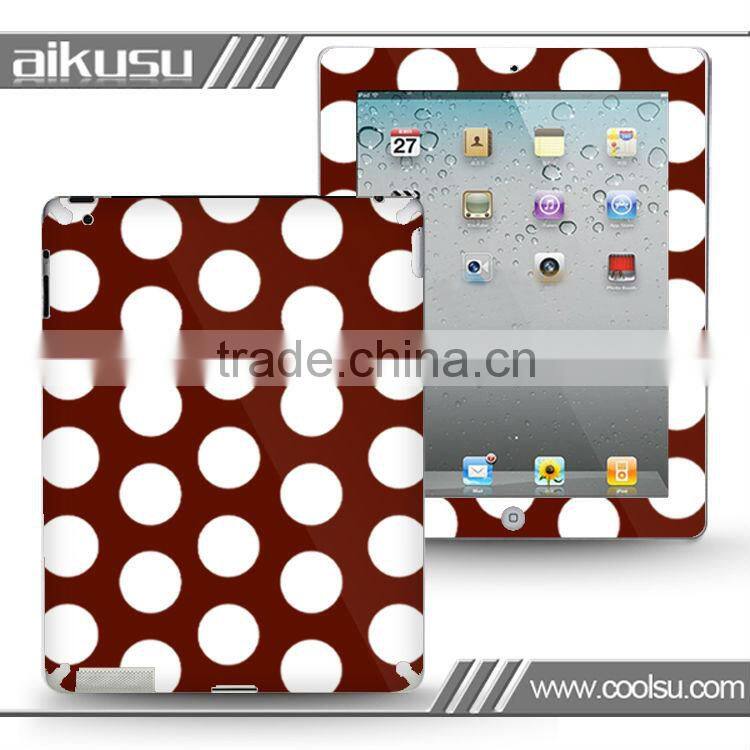fresh wave point design !!! decorative laptop skin sticker with anti-radiation and waterproof