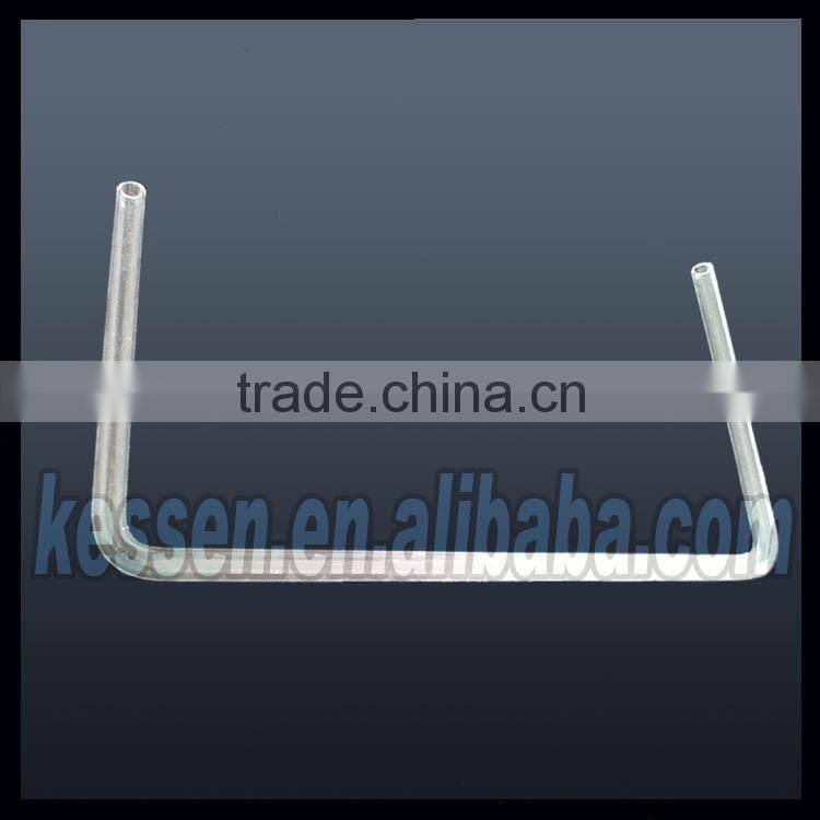 High purity Fused Silica / quartz / SiO2 transparent / translucent ceramic pipe