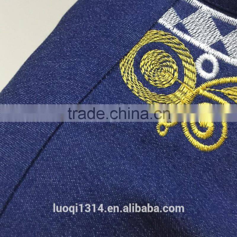 Fashion embroidery design women denim dresses