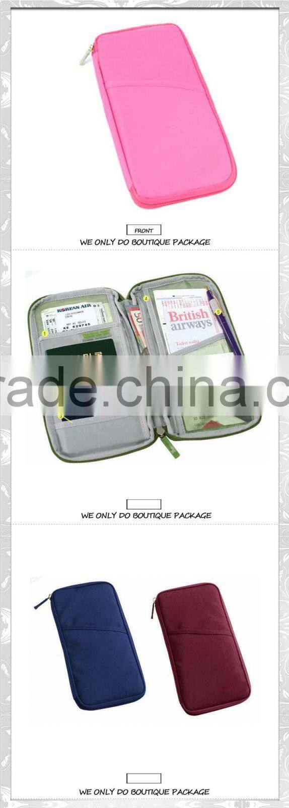 Unisex oversea travel parking ticket holder