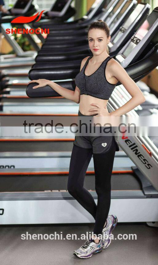 OEM manufacture woman gym wear leggings fitness sport bra