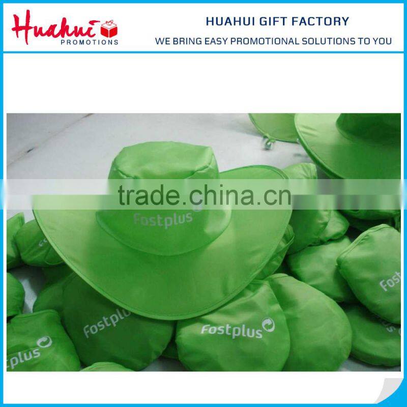 Personalized Disposable Nylon Folding Cowboy Hat