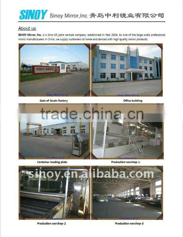 3mm 4mm 5mm Bathroom Mirror Frameless Mirror ,Vanity Mirror ,Bathroom mirror