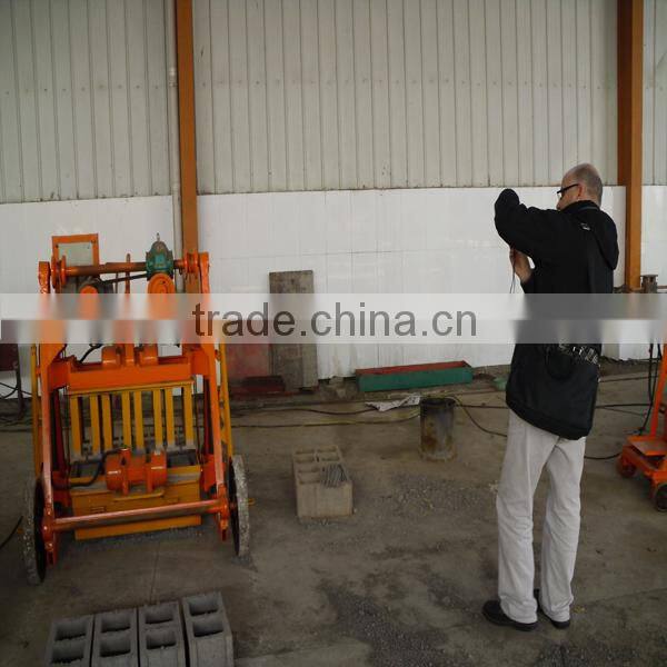 2015 hot selling QT40-3B price brick making equipment from china for the small business