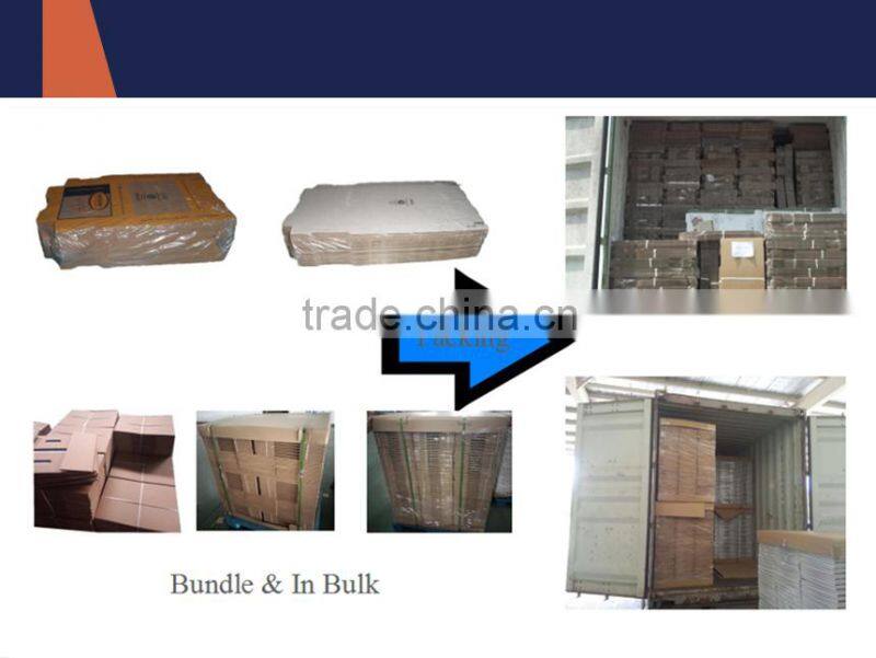 Recyclable Feature and Corrugated Board Paper Type TV carton box