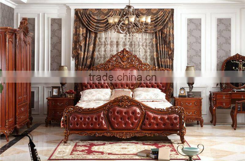 Turkey bedroom set wooden bed otobi furniture in bangladesh sofa
