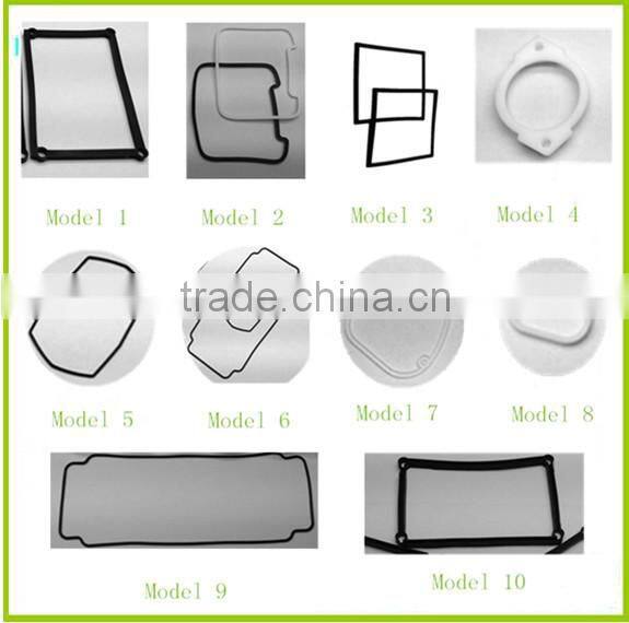 exisiting mould toolings compression molding black silicone flat seal rubber