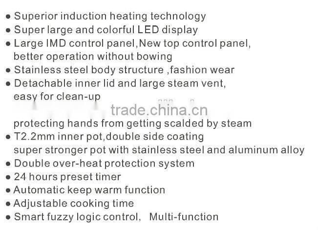 25 in 1 IH EGG RICE COOKER SENSE TOUCHING COOKER