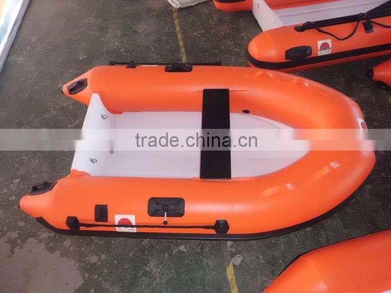 High Quality PVC Material and CE Certification rigid Hull Fiberglass high speed inflatable boat