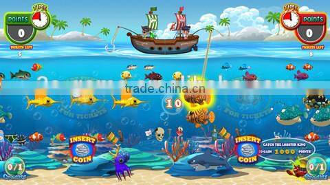 Pirate Hook amusement game and redemption machine