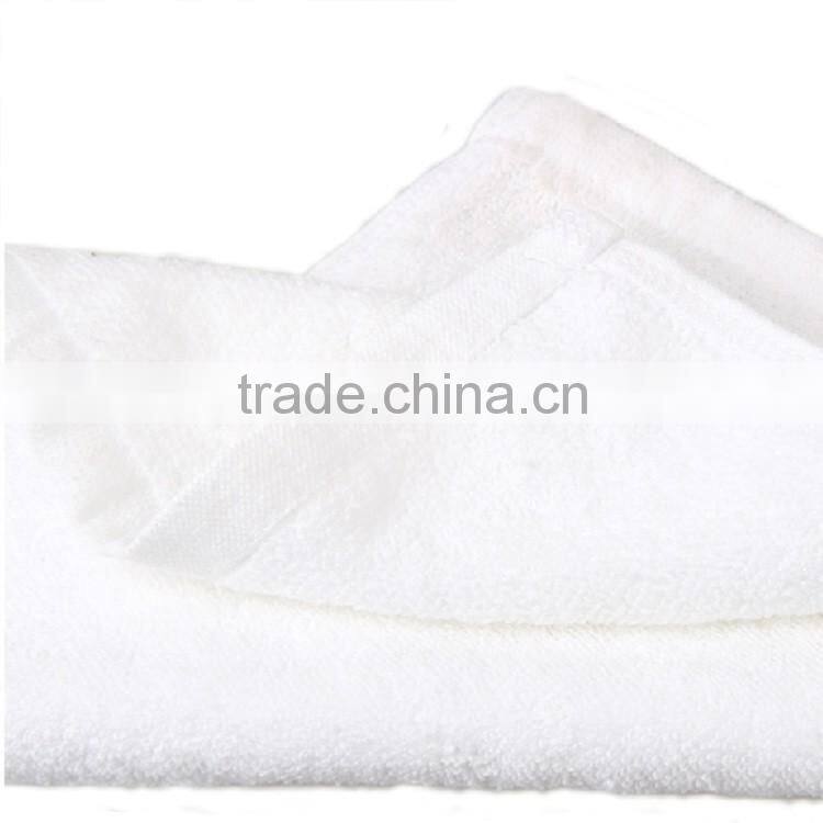 eco-friendly natural cotton white towel set