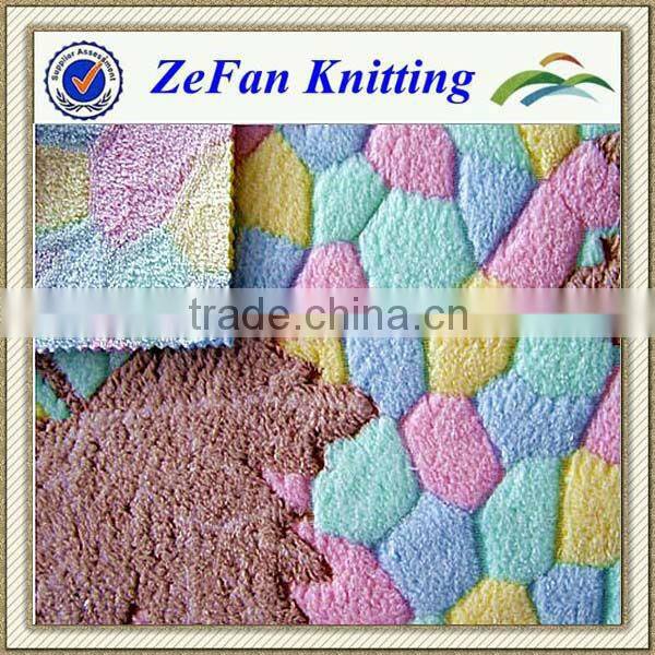 Super soft polyester coral fleece fabric wholesale