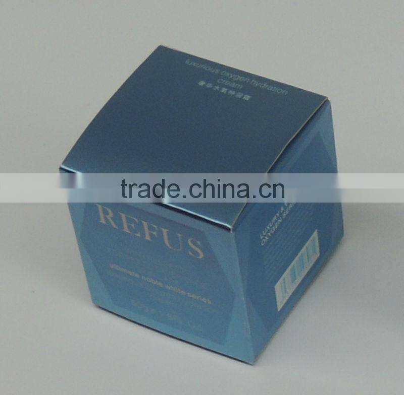 Aluminium foil maquillage paper box