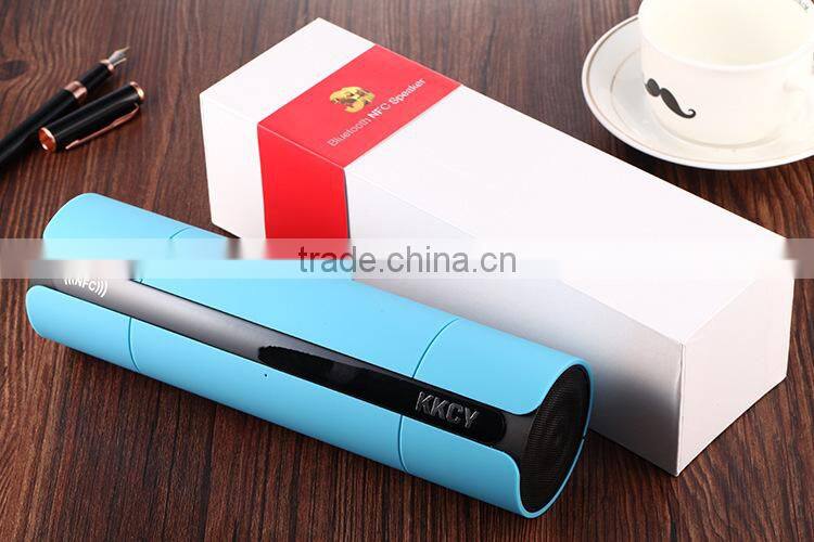 360 Degree Stereo Sound HIFI NFC Bluetooth Speaker Hot selling Mini WIreless-Fidelity(WIFI) , bluetooth speaker , USB port .
