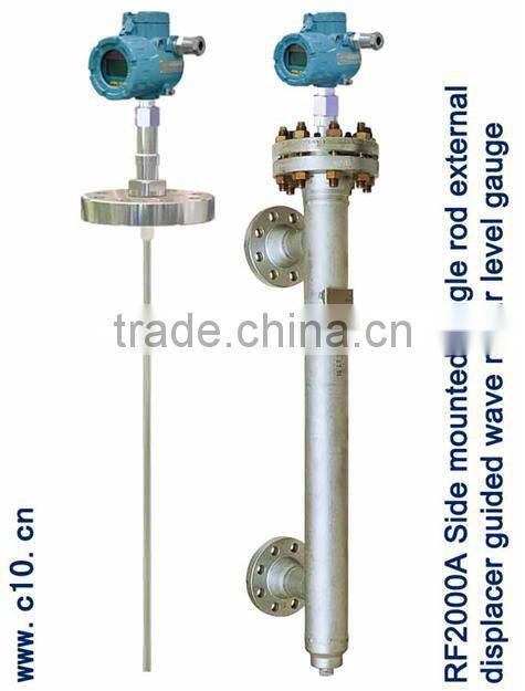 RF2000A high precision electronic digital level for guided wave radar side mounted signal probe external caged displacer