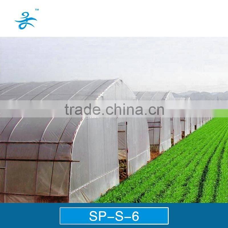 Cheap UV-anti Plastic film tunnel greenhouse