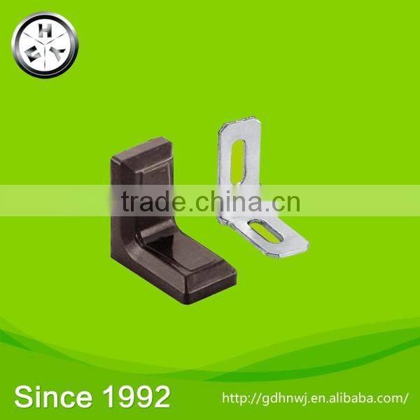 Sweet green after-sale service system high quality plastic+iron furniture cabinet corner fitting (CF4711)