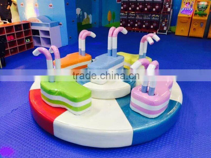 Electrical Soft Play Indoor Carousel Swing