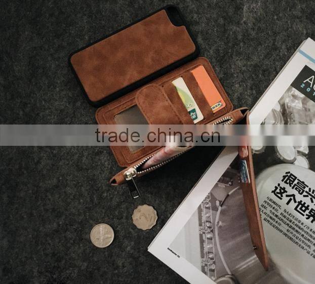 Removable Wallet Leather Flip Cover Case For Samsung Galaxy S7/S7 Edge